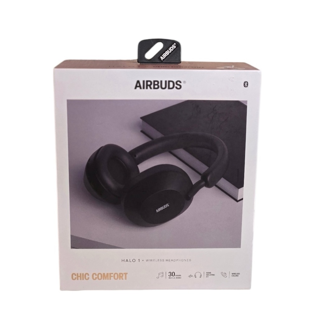 AIRBUDS Halo‎ 1 Over-Ear Headphones - Black